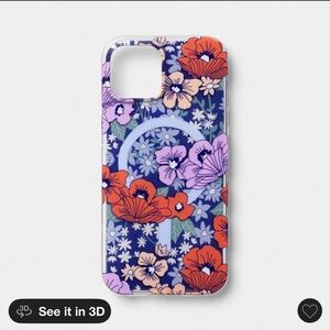 NEW Heyday Poppy Flowers Case iPhone 16e,15,14,13